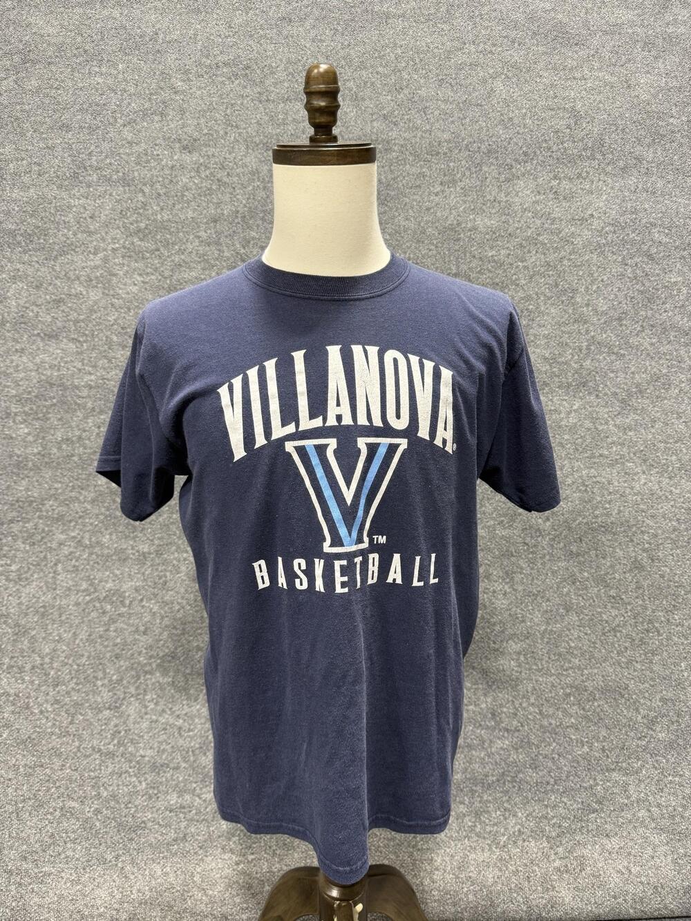 Villanova Wildcats Shirt Mens Large Blue NCAA Basketball Jerzees Graphic Tee Top